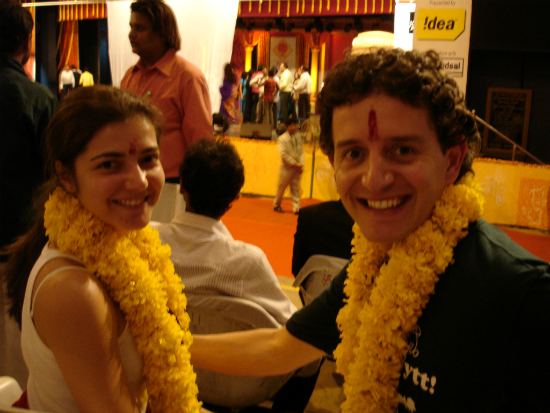 Camila e Edu em Pune | Foto: Camila Raso