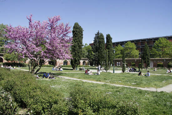 Jardim da Université de Toulouse 1 - Capitole | Foto: Metronews Toulouse, via Flickr