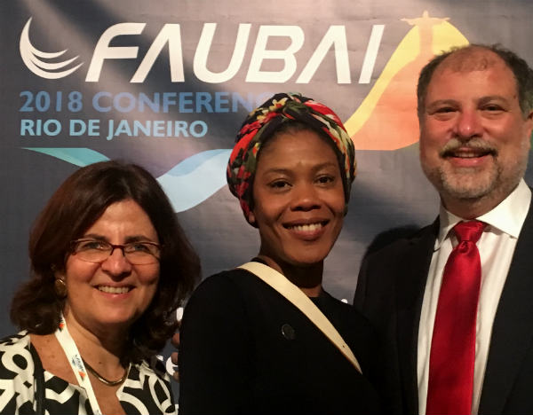FAUBAI 2018 | Renée Zicman, Angélica Daas e José Celso Freire Junior | Foto: Tissen
