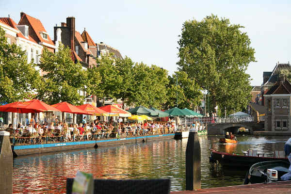 A cidade de Leiden, onde Bruno mora | Foto: liber / Ricardo Liberato, via Wikimedia Commons 