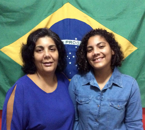 Mariana e Cristiane, sua mãe | foto: Mariana Martins Carvalho