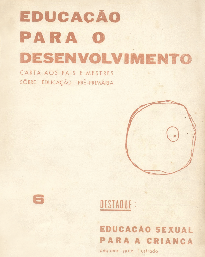 Capa da Revista Educação para o Desenvolvimento no 6, outubro de 1967. Centro de memória, registro T-1013-D.